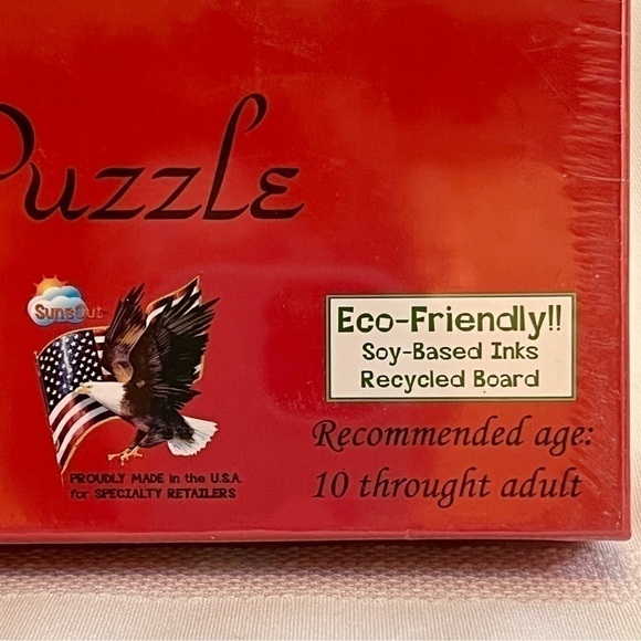 Jigsaw‎ Puzzle Country Auction 1000 Pc Panorama by SunsOut 19” X 39” NEW SEALED - Picture 6 of 6